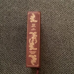 War and Peace Hardcover Book